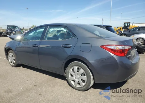 2014 Toyota Corolla L z USA, uszkodzony, nr VIN 2T1BURHE7EC191494